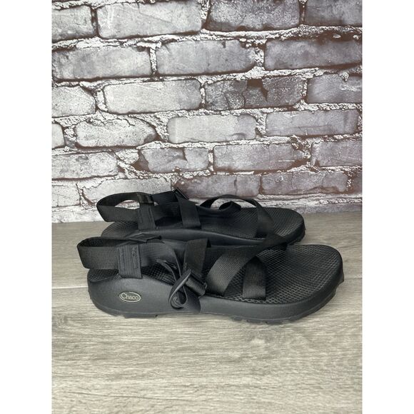 Chaco Other - Chaco Z/Cloud Vibram Black Nylon Hiking Trail AnkleStrap Sandals Men 13M US/46EU